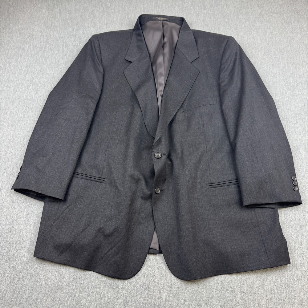 Botany 500 Blazer Mens 48 S Blue 100% Wool Sport Coat Jacket 2 Button
